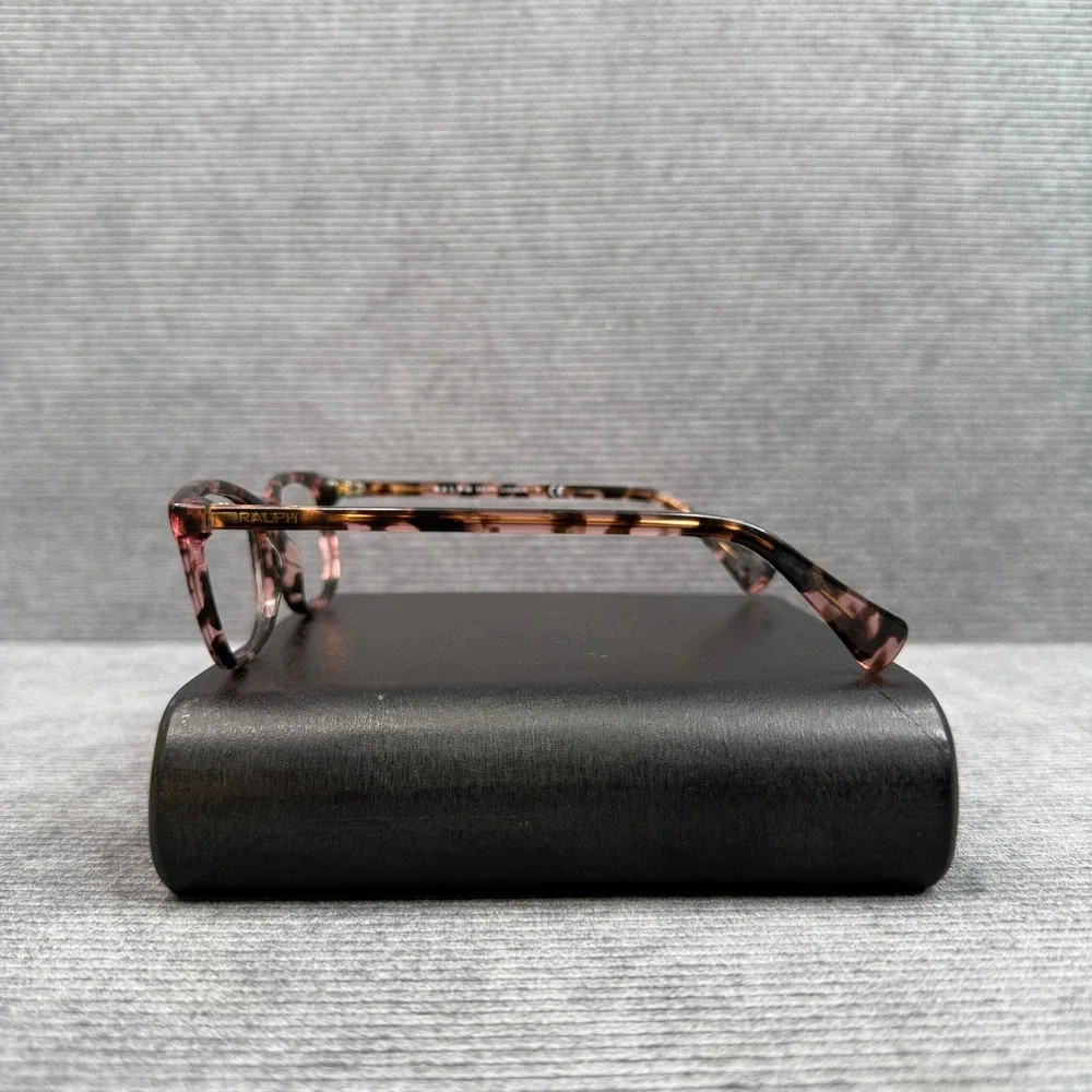 Ralph Lauren RA7089 1693 Pink Tortoise Rectangular Eyeglasses Frames 53-17-140